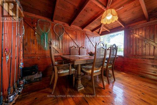 258 Skootamatta Lake, Addington Highlands, ON - Indoor Photo Showing Dining Room