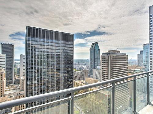 View - 3605-1188 Av. Union, Montréal (Ville-Marie), QC - Outdoor With Balcony