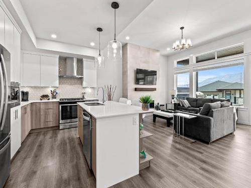 20-260 Rue Cheval Noir, Kamloops, BC - Indoor Photo Showing Kitchen With Stainless Steel Kitchen With Upgraded Kitchen