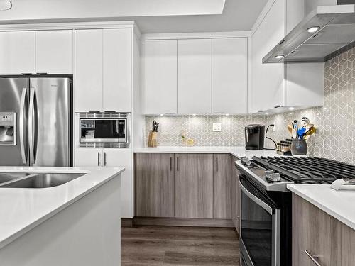 20-260 Rue Cheval Noir, Kamloops, BC - Indoor Photo Showing Kitchen With Stainless Steel Kitchen With Double Sink With Upgraded Kitchen