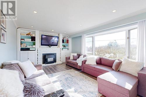 823 Essa Road, Barrie, ON - Indoor Photo Showing Living Room With Fireplace