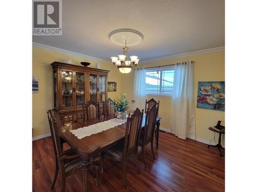5933 Kurjata Road, Chetwynd, BC - Indoor Photo Showing Dining Room