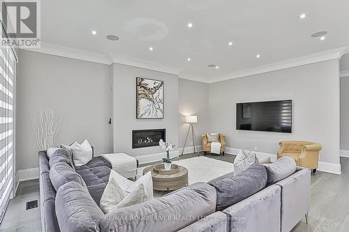 570 Maitland Drive, Pickering, ON - Indoor Photo Showing Living Room With Fireplace