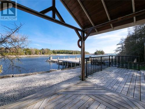 41 Boyd'S Harbour Loop, Northern Bruce Peninsula, ON - Outdoor With Deck Patio Veranda With View