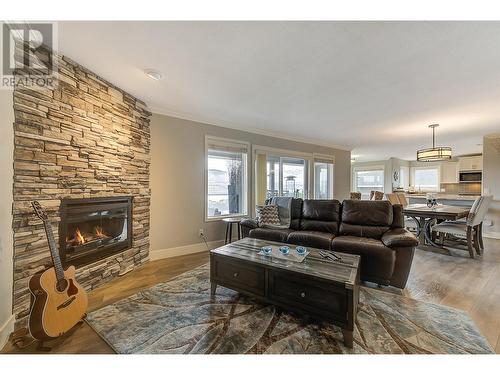 3471 Apple Way Boulevard, West Kelowna, BC - Indoor Photo Showing Living Room With Fireplace