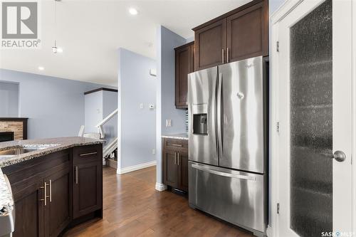 4460 Delhaye Way, Regina, SK - Indoor Photo Showing Kitchen With Stainless Steel Kitchen
