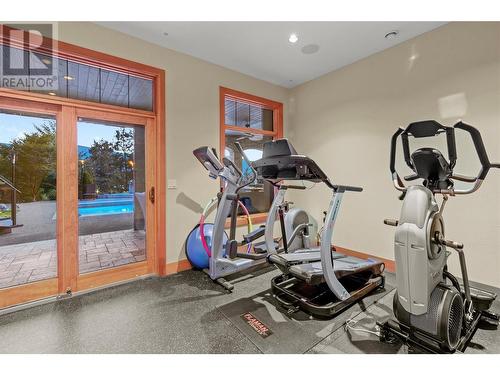 15966 Commonage Road, Lake Country, BC - Indoor Photo Showing Gym Room