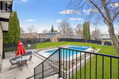 2460 Collingwood Road, West Kelowna, BC - Outdoor With In Ground Pool With Backyard