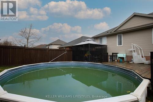 12 Hickory Lane, St. Thomas, ON - Outdoor With Above Ground Pool