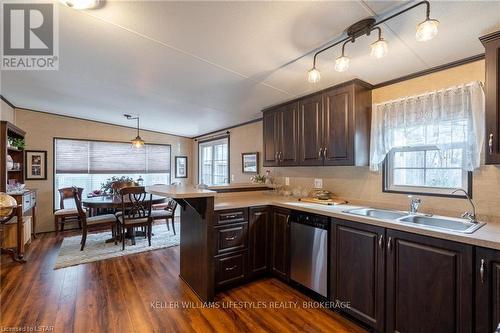 #130 -36501 Dashwood Rd, South Huron, ON - Indoor Photo Showing Kitchen With Double Sink