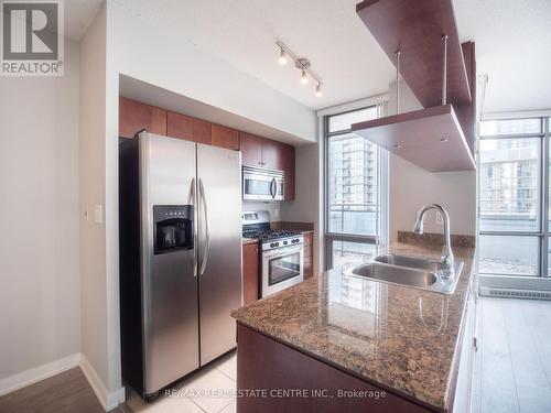 603 - 3 Navy Wharf Court, Toronto, ON - Indoor Photo Showing Kitchen With Double Sink