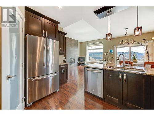 222 Upper Canyon Drive N, Kelowna, BC - Indoor Photo Showing Kitchen With Stainless Steel Kitchen With Double Sink