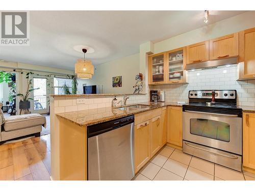 551 Yates Road Unit# 400, Kelowna, BC - Indoor Photo Showing Kitchen With Stainless Steel Kitchen