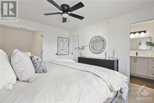 Primary bedroom with en-suite - 10 Whitcomb Crescent, Smiths Falls, ON - Indoor Photo Showing Bedroom