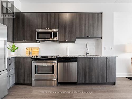 #701 -35 Fontenay Crt, Toronto, ON - Indoor Photo Showing Kitchen With Stainless Steel Kitchen With Upgraded Kitchen
