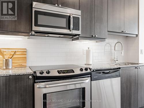 #701 -35 Fontenay Crt, Toronto, ON - Indoor Photo Showing Kitchen With Stainless Steel Kitchen With Upgraded Kitchen
