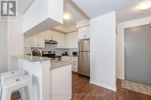 #105 -54 Sky Harbour Dr, Brampton, ON - Indoor Photo Showing Kitchen With Stainless Steel Kitchen With Upgraded Kitchen