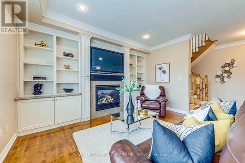 2018 Heatherwood Drive, Oakville, ON - Indoor Photo Showing Living Room With Fireplace