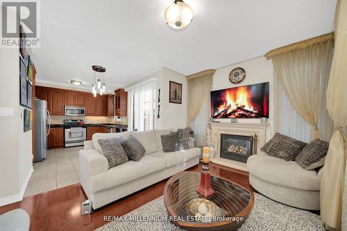 1 Lourakis Street, Richmond Hill, ON - Indoor Photo Showing Living Room With Fireplace