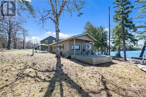 Guest cabin at water's edge - 254 Lakeshore Road, White Lake, ON - Outdoor With Deck Patio Veranda