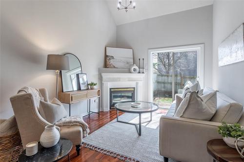 3243 New Street|Unit #1A, Burlington, ON - Indoor Photo Showing Living Room With Fireplace