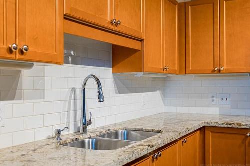 66 Bay Street S|Unit #613, Hamilton, ON - Indoor Photo Showing Kitchen With Double Sink