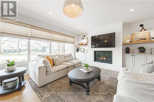 104 Price Avenue, Hamilton, ON - Indoor Photo Showing Living Room With Fireplace