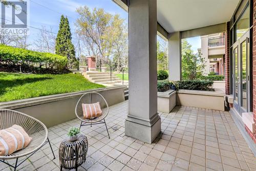 101 - 9 Burnhamthorpe Crescent, Toronto, ON - Outdoor With Deck Patio Veranda With Exterior