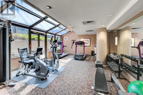 101 - 9 Burnhamthorpe Crescent, Toronto, ON - Indoor Photo Showing Gym Room