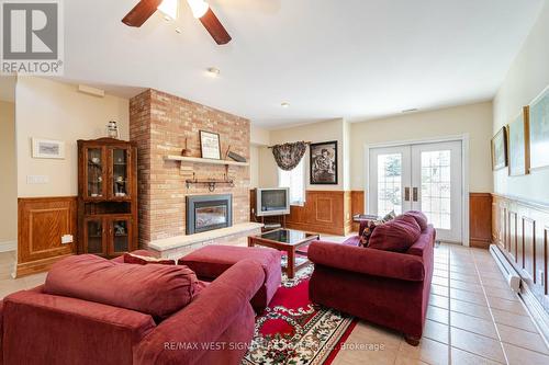 15480 10Th Concession, King, ON - Indoor Photo Showing Living Room With Fireplace