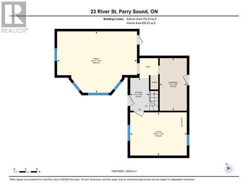 Floor Plans - other side lower level - 23 River Street, Parry Sound, ON - Other