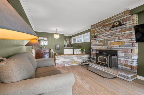 14 Fifty Road, Stoney Creek, ON - Indoor Photo Showing Living Room With Fireplace