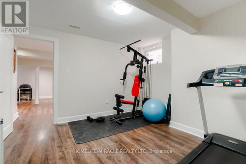 498 Wettlaufer Terrace, Milton, ON - Indoor Photo Showing Gym Room