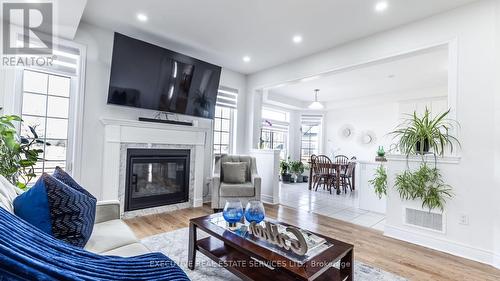 20 Branigan Cres, Halton Hills, ON - Indoor Photo Showing Living Room With Fireplace