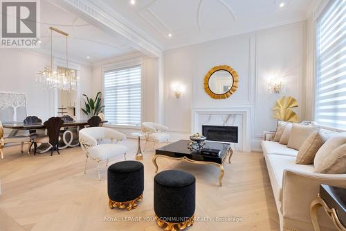 41 Edgar Ave, Richmond Hill, ON - Indoor Photo Showing Living Room With Fireplace