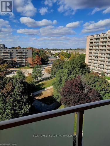 1105 - 563 Mornington Avenue, London, ON - Outdoor With Balcony With View