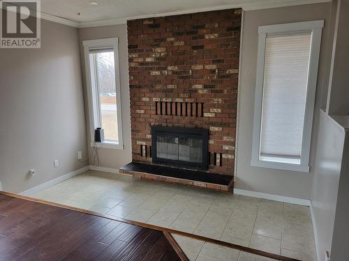 155 Vanderview Drive, Vanderhoof, BC - Indoor Photo Showing Living Room With Fireplace