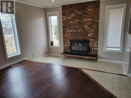 155 Vanderview Drive, Vanderhoof, BC - Indoor Photo Showing Living Room With Fireplace
