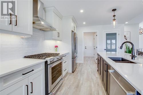 110 Field Street, Lambton Shores, ON - Indoor Photo Showing Kitchen With Double Sink With Upgraded Kitchen