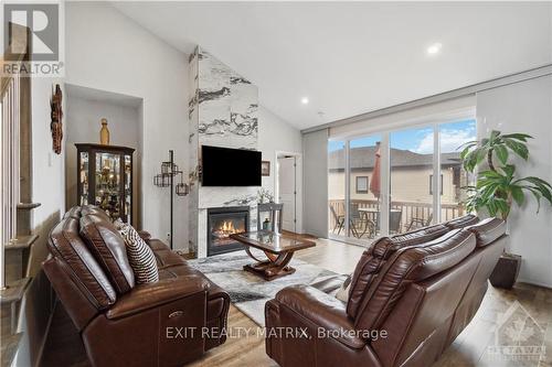 617 Cobalt Street, Clarence-Rockland, ON - Indoor Photo Showing Living Room With Fireplace