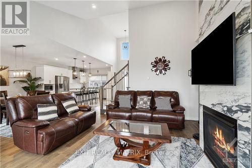 617 Cobalt Street, Clarence-Rockland, ON - Indoor Photo Showing Living Room With Fireplace