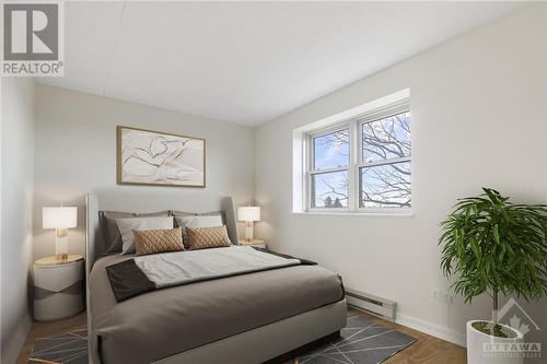 Virtually staged to show future potential. - 206 Woodward Street Unit#408, Carleton Place, ON - Indoor Photo Showing Bedroom