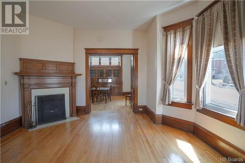 6 Aberdeen Street, Campbellton, NB - Indoor Photo Showing Living Room With Fireplace