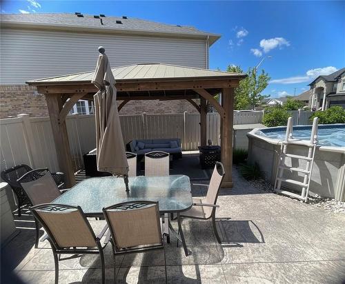 60 Springbreeze Heights, Hamilton, ON - Outdoor With Above Ground Pool With Deck Patio Veranda