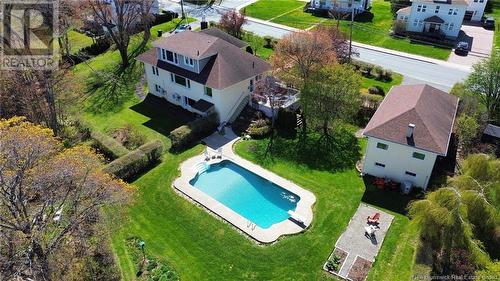 555 Riverside Drive, Bathurst, NB - Outdoor With In Ground Pool With View