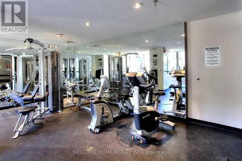 1009 - 7601 Bathurst Street, Vaughan, ON - Indoor Photo Showing Gym Room