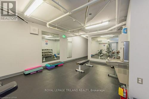 #204 -155 Kent St, London, ON - Indoor Photo Showing Gym Room