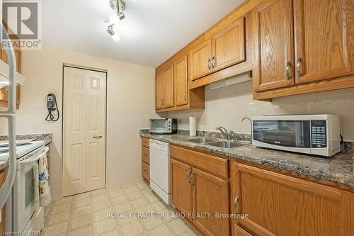 204 - 155 Kent Street, London, ON - Indoor Photo Showing Kitchen With Double Sink
