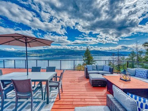 1-6919 Barcelona Drive, Kelowna, BC - Outdoor With Body Of Water With Deck Patio Veranda With View
