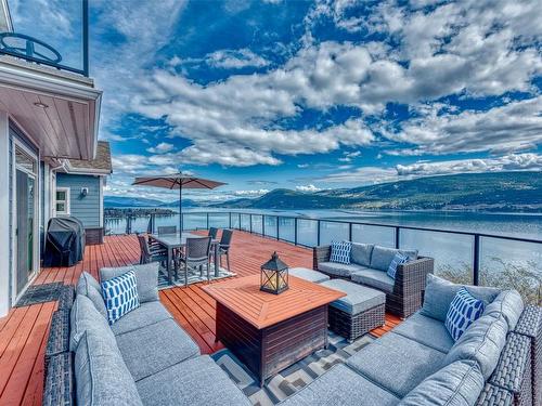 1-6919 Barcelona Drive, Kelowna, BC - Outdoor With Body Of Water With Deck Patio Veranda With View
